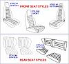 74-84 PORSCHE 911 Seat Covers, Front &amp; Rear, NEW! 5.00-74-77-911-porsche-seats.jpg