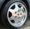 For sale: Porsche 928 chrome wheels 16 inch with yokohama tires good tread-img_1412.jpg